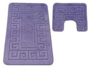 Sada koupelnových koberečků Montana Ethnic Dark Lilac