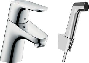 Hansgrohe Focus - Páková umyvadlová baterie 70 s ruční sprchou Bidette a sprchovou hadicí 160 cm, chrom 31926000