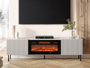 TV skříňka/stolek s krbem Lasiewa 181 2D, Barva: kašmír 5903211381348
