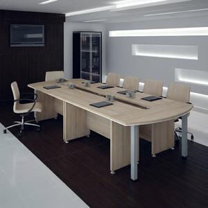 Jednací stůl TopOffice 370 x 140 cm, akát světlý
