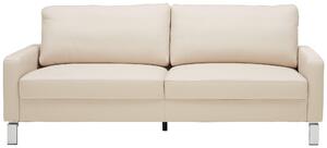 TŘÍMÍSTNÁ POHOVKA, béžová, pravá kůže Pure Home Lifestyle - Pohovky