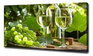 Foto obraz canvas Bílé víno a ovoce oc-87376150