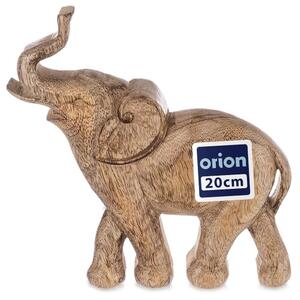 Dřevěný SLON figurka slona dekorativní stojící figurka 20 cm
