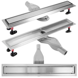 Rea Neox Superflow lineární odtok 90 cm ocel REA-G2708