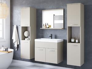 Koupelnový nábytek Floryna XL, Barva: kašmírová béžová, Sifon k umyvadlu: ne, Baterie: bez baterie 5903211457395