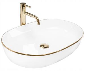 REA UMYVADLO CLEO 61 GOLD EDGE - NA DESKU