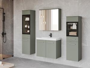 Koupelnový nábytek Apogon II, Barva: mlhavě zelená, Sifon k umyvadlu: ano, Osvětlení: bez osvětlení, Baterie: ne 5903211455896