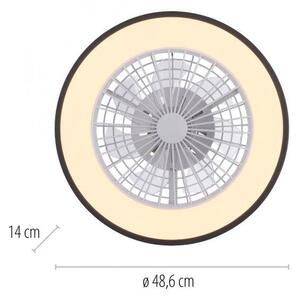 LD 14447-18 LED stropní ventilátor CCT RGB změna barev dálkový ovladač, RGB/2700-6500K - JUST LIGHT