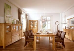 Dubový jídelní stůl Porto 160x90