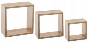 Regál 5five Simply Smart 25 cm x 25 cm x 9 cm dub přírodní
