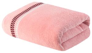 Livarno home Froté osuška, 70 x 140 cm, 450 g/m2 (světle růžová) (100384432003)