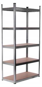 Kovový skladový regál PSB 180 x 90 x 40 cm, nosnost 175 kg na polici