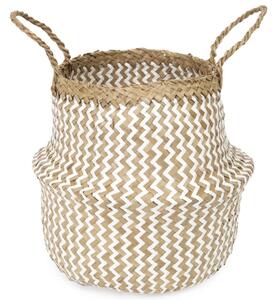 Compactor Přírodní košík z mořské trávy a papíru Belly S, skládací, 27 x 26 cm, S