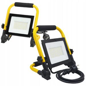 Přenosný LED reflektor, pracovní lampa 50W 4250lm 4000K IP54 1.3M Kobi