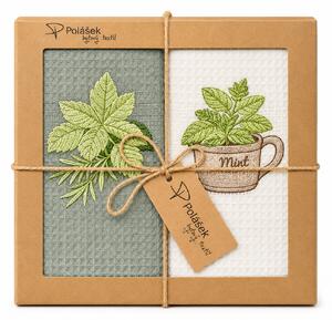 Polášek Textil Utěrka bavlna 2 ks - mint