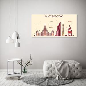 Foto obraz na plátně Moskva domy oc-88965141