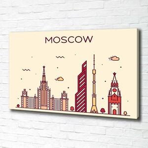 Foto obraz na plátně Moskva domy oc-88965141