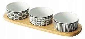 PORCELÁNOVÉ MISKY NA PŘÍSLUŠENSTVÍ sada BOHEMIA