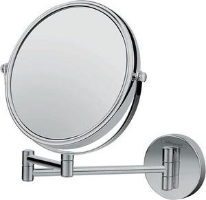 Kosmetické zrcadlo na zeď – otočné zrcadlo na holení – pro každodenní péči – 3x zvětšení – průměr 180 mm – chrom