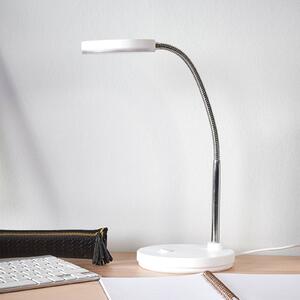 Bílá LED stolní lampa Milow
