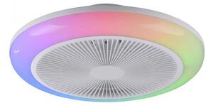 LD 14623-16 LED stropní svítidlo s ventilátorem BRANDA bílé RGB CCT, RGB/3000-6500K - JUST LIGHT