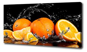 Foto obraz na plátně Pomeranče a voda oc-89166041