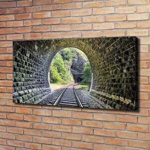 Foto obraz na plátně Železniční tunel oc-89174539