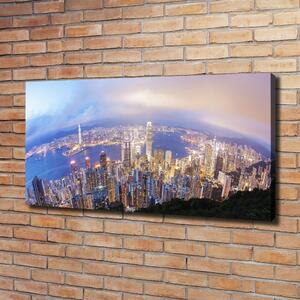 Foto-obraz canvas do obýváku Hongkong panorama oc-89343951