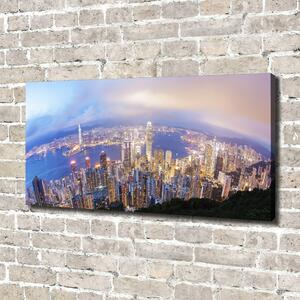 Foto-obraz canvas do obýváku Hongkong panorama oc-89343951