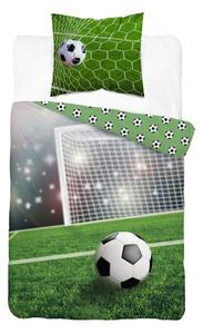 DETEXPOL Povlečení Fotbal přímý kop Bavlna, 140/200, 70/80 cm