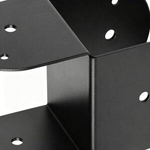 Spojovací konzole pro sloupy – podpěrné konzole pro altán/pergolu – zesílení konstrukce – kovová konstrukce – 18 x 9,4 cm – pouze atribut