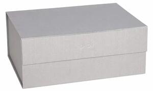 OYOY Papírový úložný box Hako Light Grey - A4 OY341