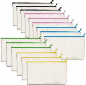 Sada organizérů Rits Zakken – Béžová – 21 x 12 cm – Bavlna – Vhodné pro úložení kosmetiky a kancelářských potřeb