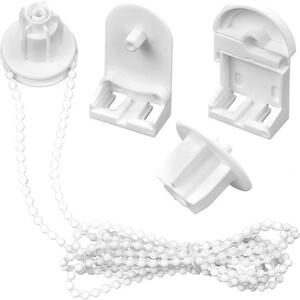 Sada pro opravu rolet - bílá - 90 cm x 25 mm - robustní PVC s držáky pro upínání - pro rolety