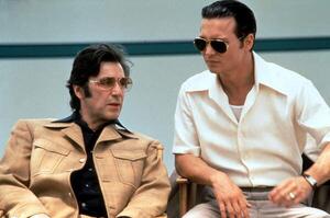 Umělecká fotografie Al Pacino And Johnny Depp, Donnie Brasco 1997 Directed By Mike Newell, (40 x 26.7 cm)