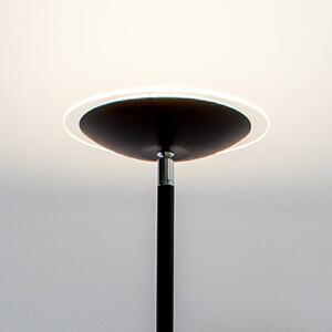 LED stojací lampa Malea, černá