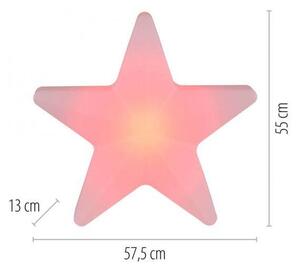 LD 19291-16 LED bateriové svítidlo AKKU-STAR, bílá, velké, venkovní IP44, nabíjecí přes USB, RGB/6000K - JUST LIGHT