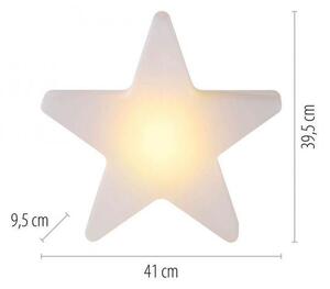 LD 19290-16 LED bateriové svítidlo AKKU-STAR, bílá, malé, venkovní, IP44, nabíjecí přes USB, RGB/6000K - JUST LIGHT