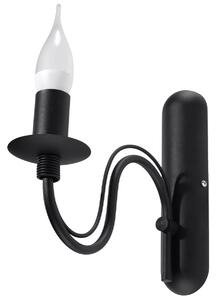 Sollux Lighting Nástěnné svítidlo MINERWA černé