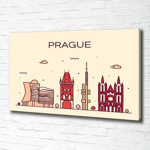 Foto obraz canvas Praha domy oc-90039367