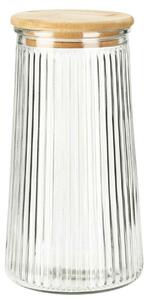 Skleněná nádoba na potraviny Ribbed 1400ml