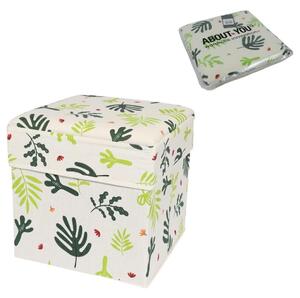 Úložný box ABOUT YOU BOTANICA 33 x 33 cm, vzorovaný