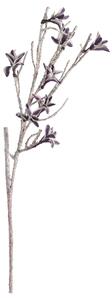 Umělá větvička FROST BLOOM 120 cm, fialová