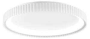 Luce Ambiente Design LED stropní svítidlo Niike, bílé, Ø 50 cm, kov,, Bílá / opál, Obývací pokoj / jídelna, kov, Moderní