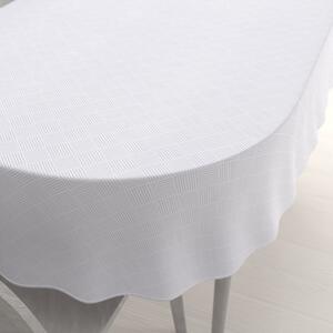 Biante Teflonový oválný ubrus Milano TF-094 - bílý 60x100 cm