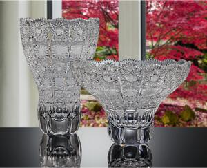 Bohemia Crystal Ručně vyráběná a ručně broušená váza 305mm