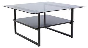 Skleněný konferenční stolek do obývacího pokoje Lerin - Black Red White - BRW