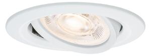 P 92414 LED vestavné svítidlo Nova Plus GU10 Flat IP65 93mm 4,9W 230V stmívatelné 2700K bílá mat - PAULMANN