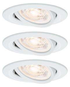 P 92271 LED vestavné svítidlo Nova GU10 Flat výklopné 3x4,9W 230V 2700K bílá mat - PAULMANN