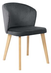 Pohodlná čalouněná židle do jídelny Ragit - Black Red White - BRW